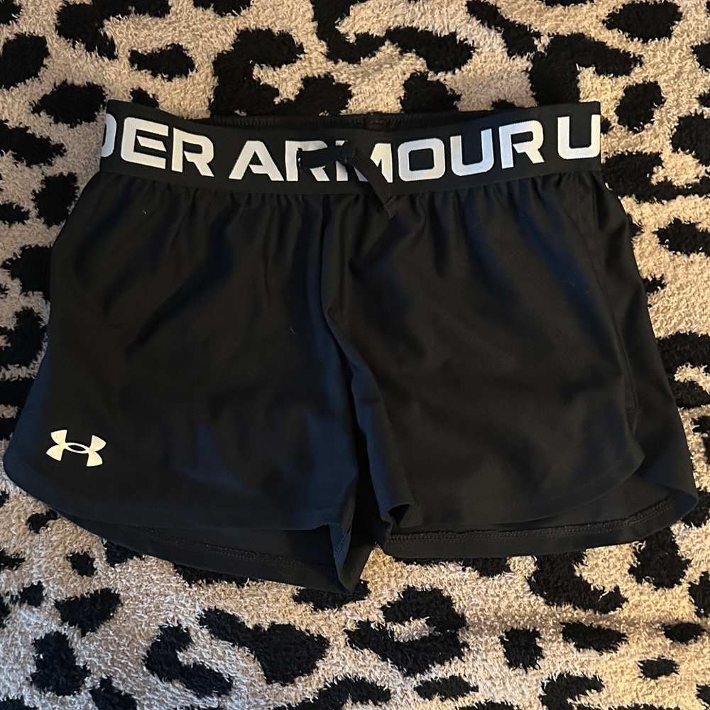Under Armour Kids Athletic Black Shorts
